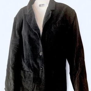 Black Courdory texture blazer Easton Park 16